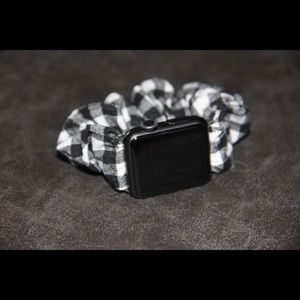 Checkered Past Apple Watch Band Scrunchie